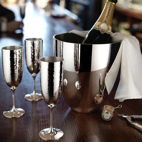 Robbe & Berking Martele Champagne Flutes