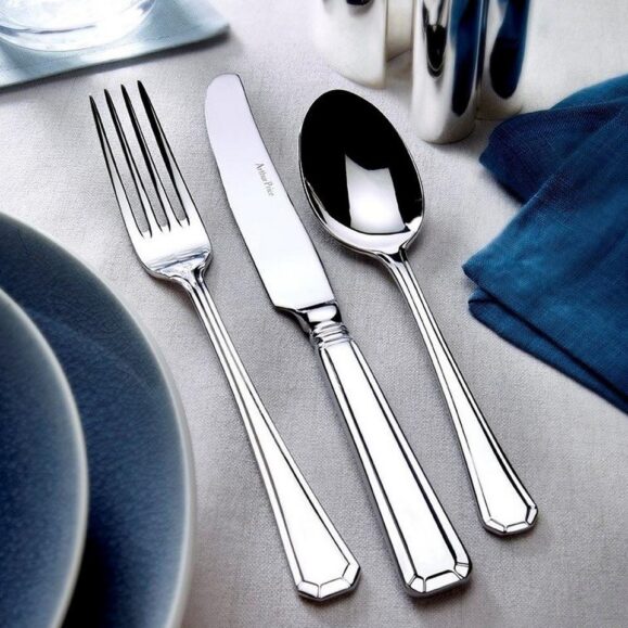 Arthur Price Everday Grecian Stainless Steel Cutlery 3 Piece Set Table setting