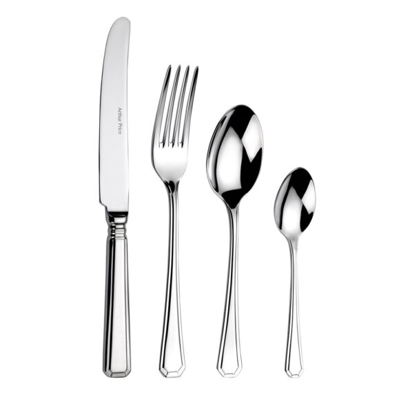 Arthur Price Everday Grecian Stainless Steel Cutlery 4 Piece Set