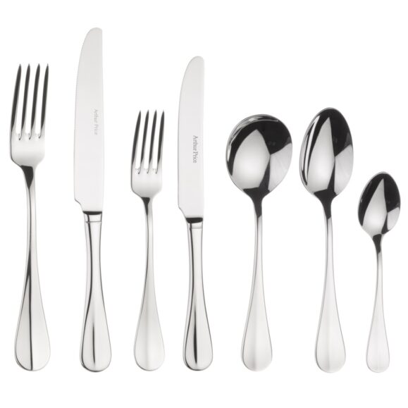 Arthur Price Everyday Baguette Stainless Steel Cutlery 7 piece set