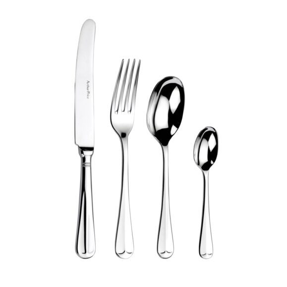 Arthur Price Rattail Classic Stainless Steel Cutlery 4 Piece Set