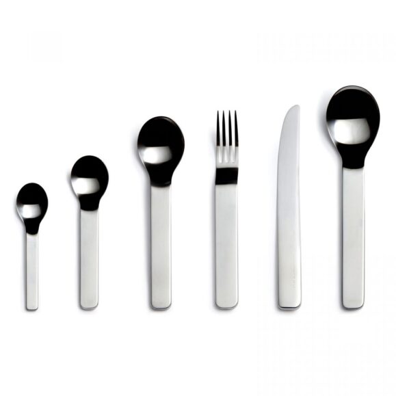 David Mellor Minimal Stainless Steel Cutlery 6 Piece Set