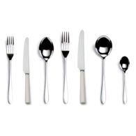 David Mellor Pride Cutlery with white handles 7 piece setting