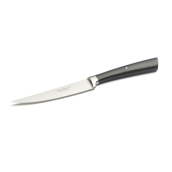 David Mellor black handle steak knife profile