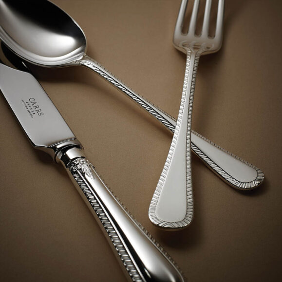 Feather Edge Silver Cutlery by Carrs Silver