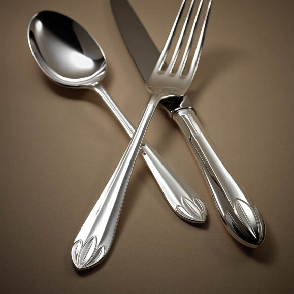 Lotus Silver Cutlery by Carrs Silver