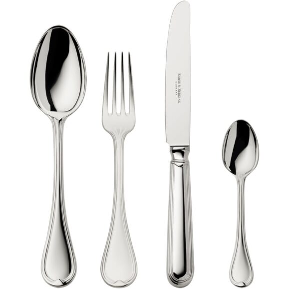 R&B Classic Faden Silver Cutlery 4 pc