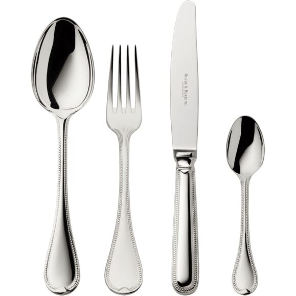 R&B Franzoesisch Perl Silver Cutlery 4 pc