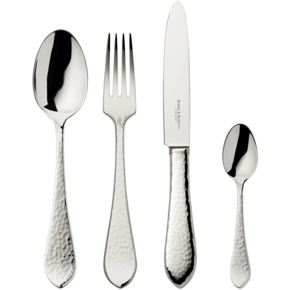 R&B Martele Silver Cutlery 4 pc