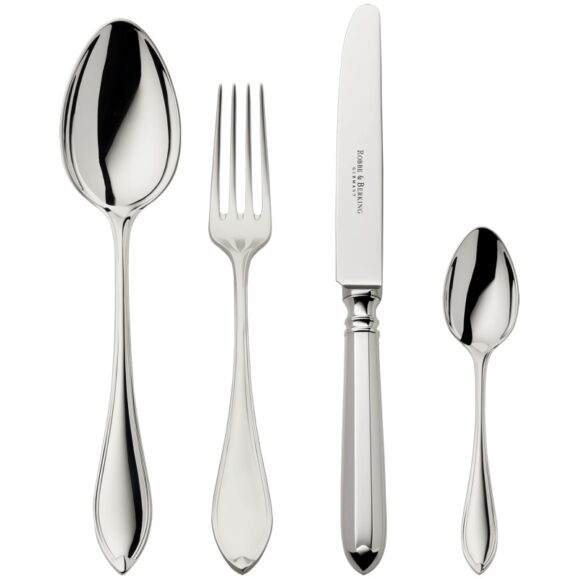 R&B Navette Silver Cutlery 4 pc