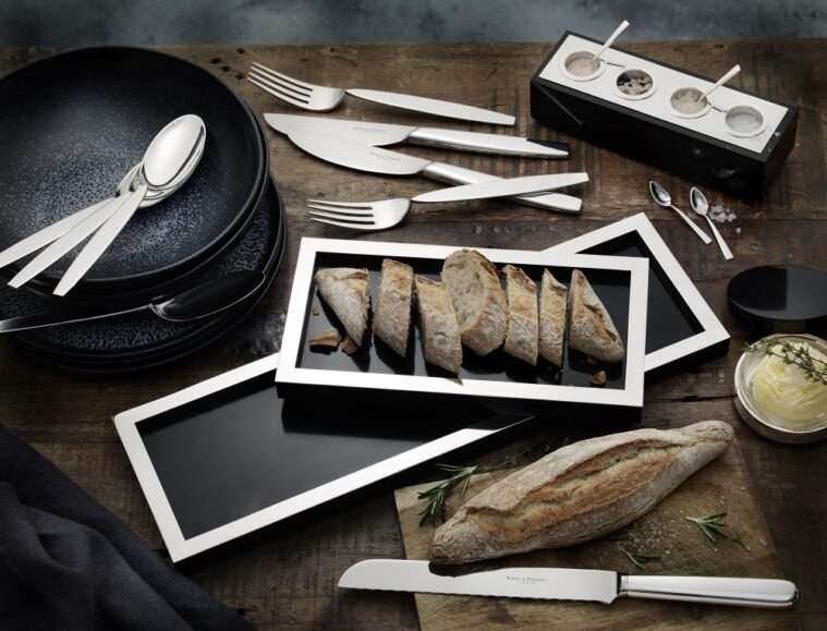 R&B 12 Silver Cutlery Table Setting