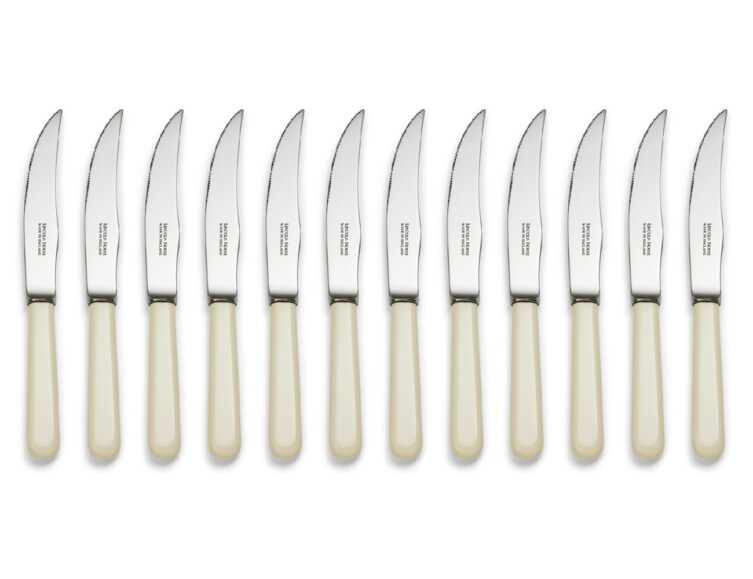 Fulwood Cream Handle Steak Knives Set of 12