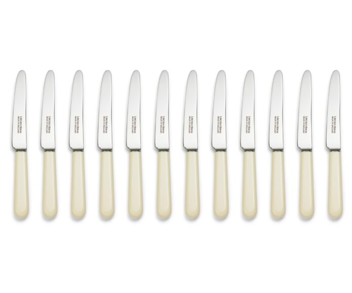 Fulwood Cream Handle Tea Knives Set of 12