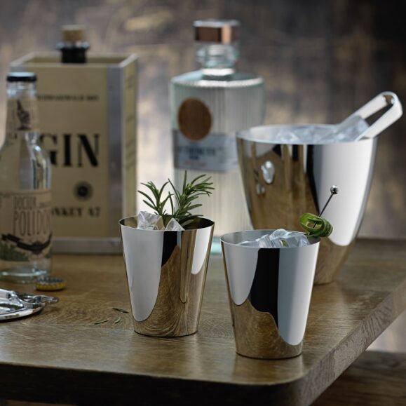 Dante Bar Kollektion Silver Gin Tumblers - Robbe & Berking