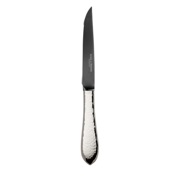 R&B Martele Steak Knife Frozen Black