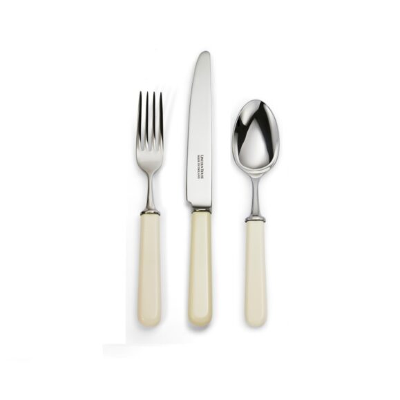 Fulwood Cream Handled Cutlery 3 Piece Set