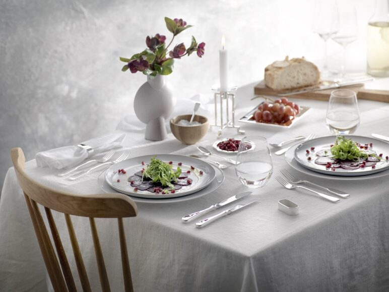 R&B Spaten Silver Cutlery Table Setting