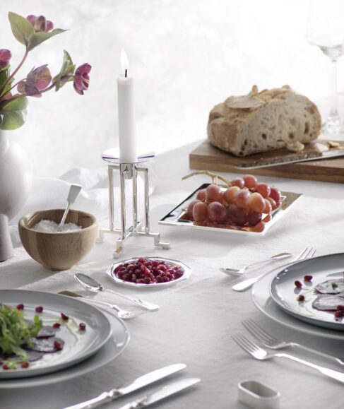 R&B Spaten Silver Cutlery Table Setting