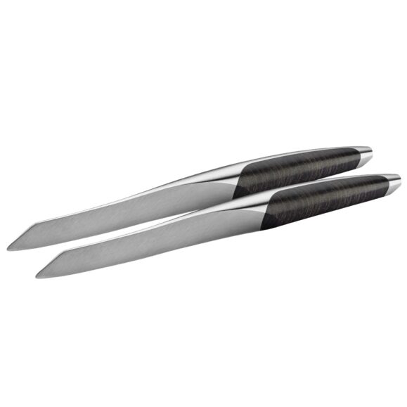 Sknife Dark Ash Steak Knife Set of 2