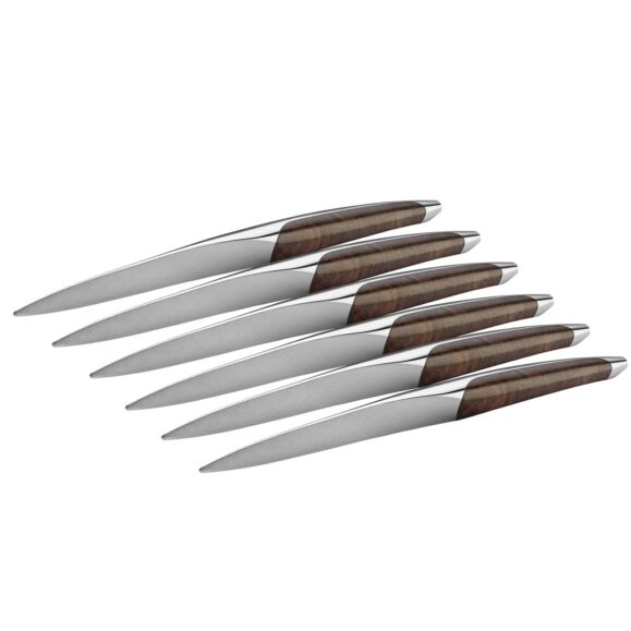 Sknife Walnut Table Knife Set of 6