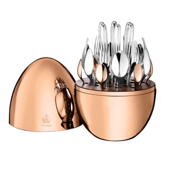 Christofle - Mood Copper 24 Piece cutlery set