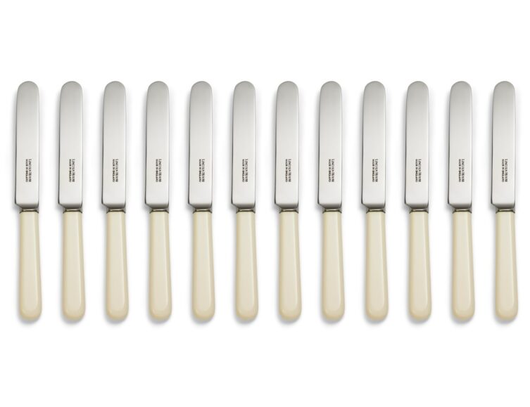 Concord Cream Handle Dessert Knives Set of 12