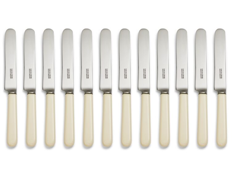 Concord Cream Handle Table Knives Set of 12