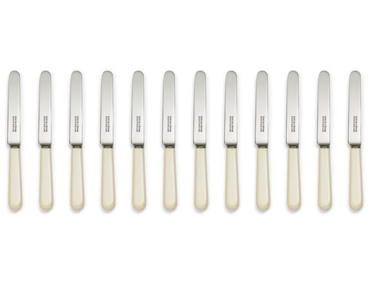 Concord Cream Handle Tea Knives Set of 12