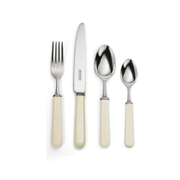 Fulwood Cream Handled Cutlery 4 Piece Set