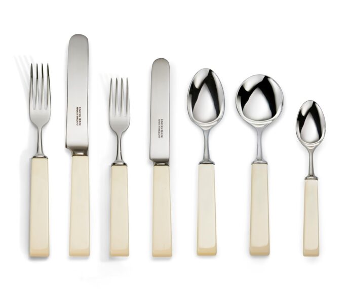 Loxley Cream Handle 7 piece cutlery set