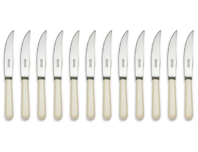 Norton Cream Handle Steak Knives Set of 12