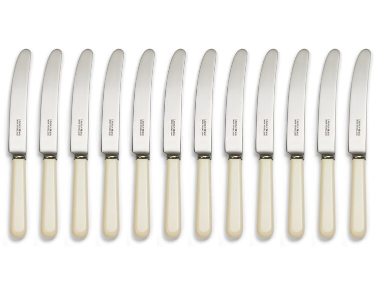 Norton Cream Handle Table Knives Set of 12