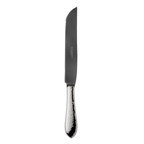 R&B Martele Carving Knife Frozen Black