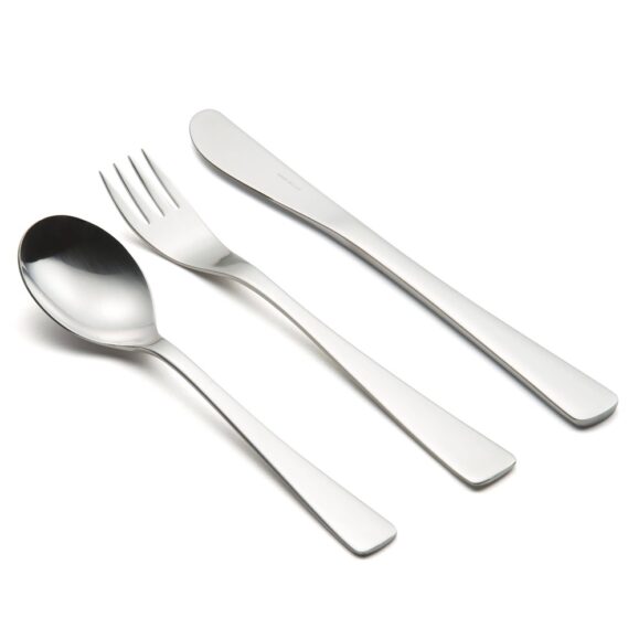 Cafe Stainless Steel Cutlery 3 Piece Set, David Mellor