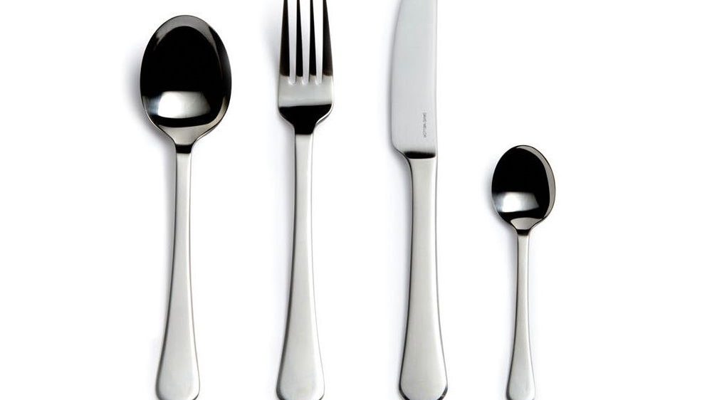 David Mellor Classic Stainless Steel Cutlery 4 Piece Set