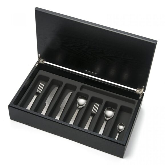 David Mellor London Stainless Steel Cutlery Canteen Oak Profile