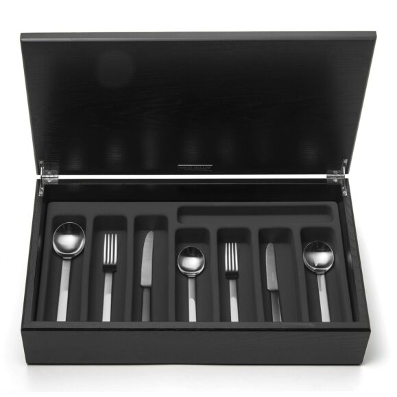 David Mellor Odeon Stainless Steel Cutlery Canteen Oak