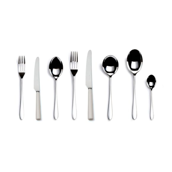 David Mellor Pride Cutlery with white handles 8 piece setting