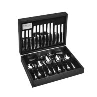 Arthur Price Everyday Baguette Stainless Steel Cutlery Canteen Black