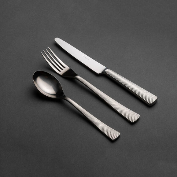 David Mellor Liner Stainless Steel Cutlery 3piece Grey