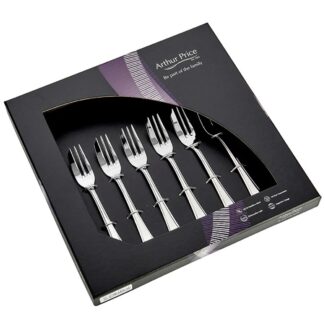 Arthur Price Everday Grecian Stainless Steel Set of Pastry Forks