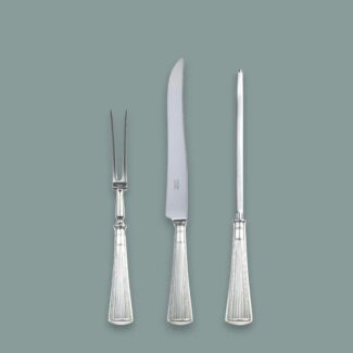 Carrs Silver Sandalwood 3 Piece Carving Set